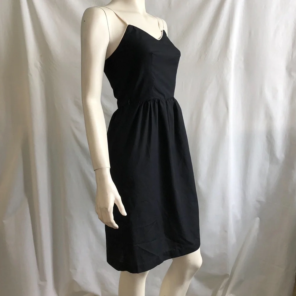 Vintage 70s Women’s Ronda Roy black and white button up sun dress size XS - Picture 2 of 16